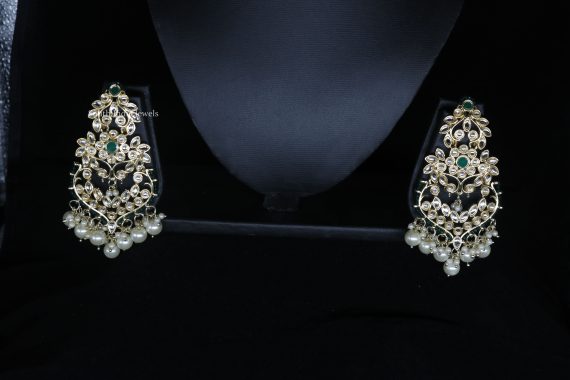 Trendy Kundan Design Earrings (2)