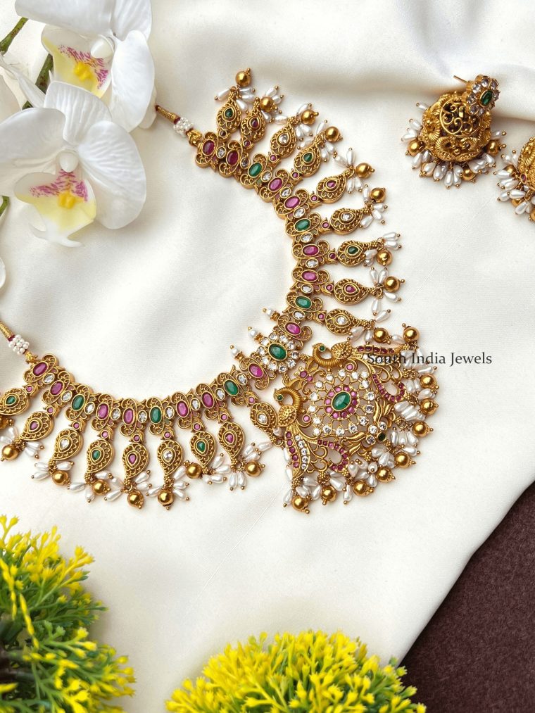 Bridal Guttapusulu Design Necklace