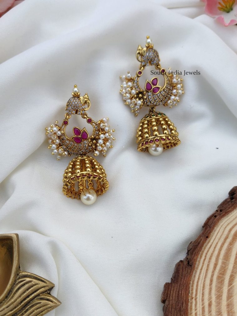 Elephant AD Design Jhumkas