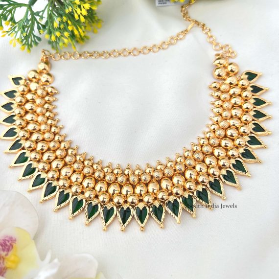 Gopi Shape Striking Kerala Necklace (2)