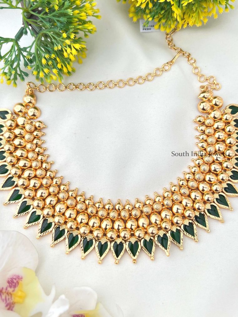 Gopi Shape Striking Kerala Necklace (3)