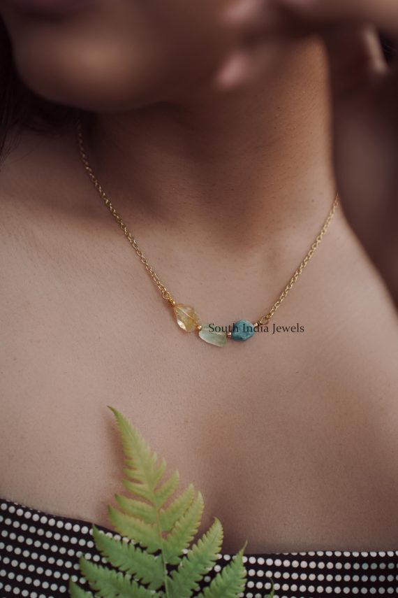 Natural Stones Necklace Set (3)