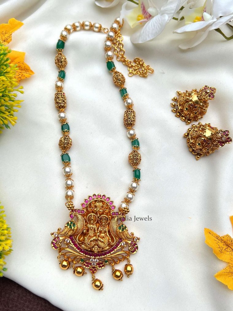 Vishnu Garuda Pearl Beads Mala