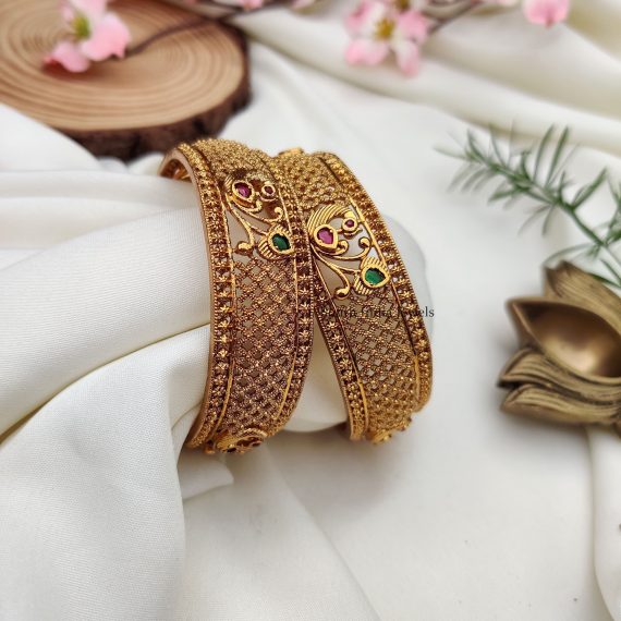 Classic Peacock Design Bangles