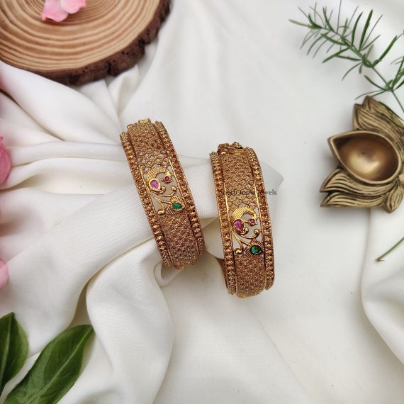 Classic Peacock Design Bangles