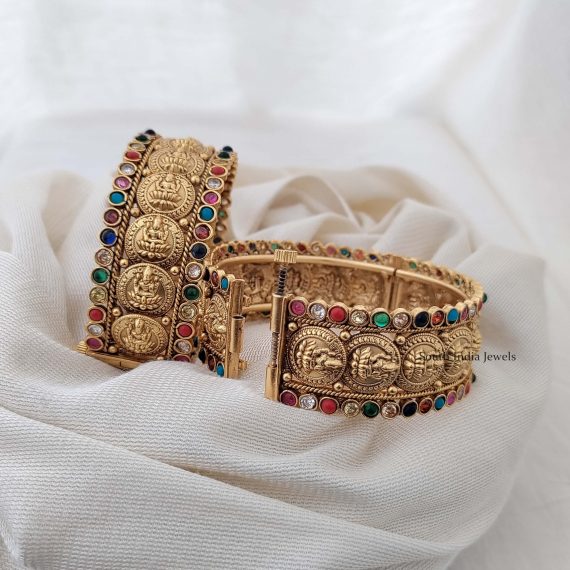 Navarathna Lakshmi Coin Bangles