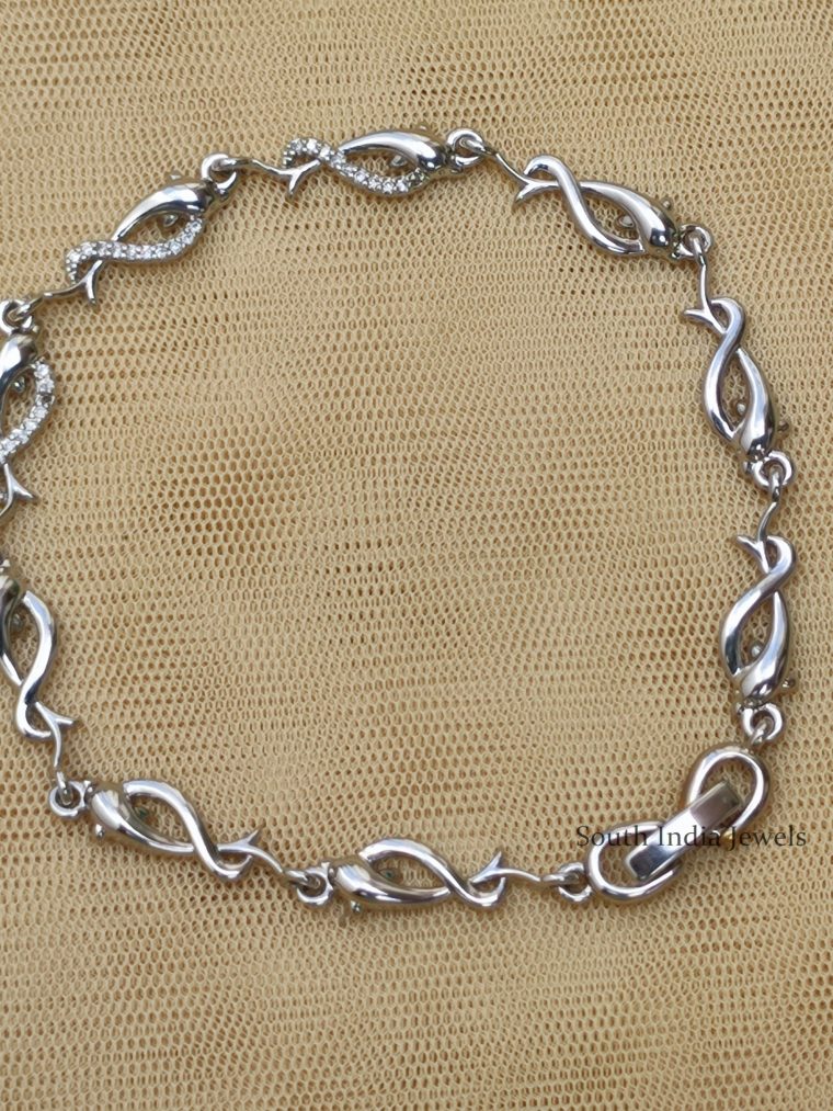 Trendy Silver Polish Bracelet