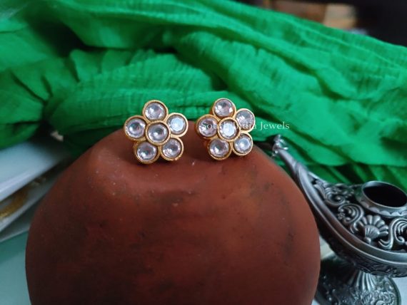 Beautiful Flower Stud Earrings (3)