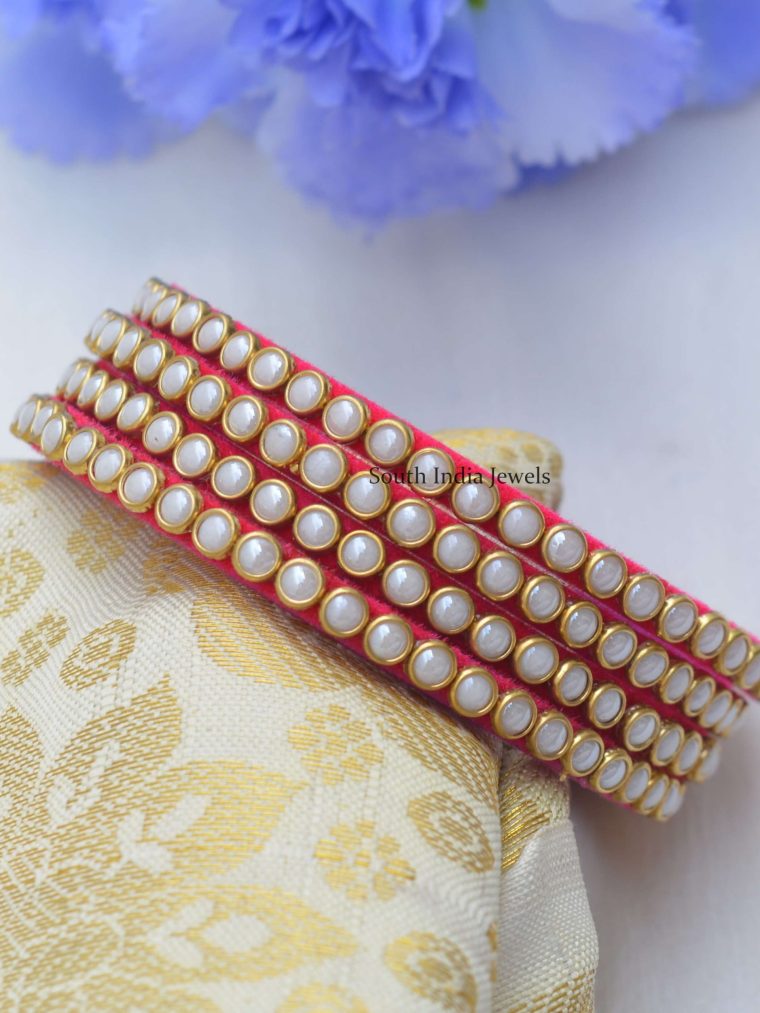 Pretty Kundan Stones Bangles