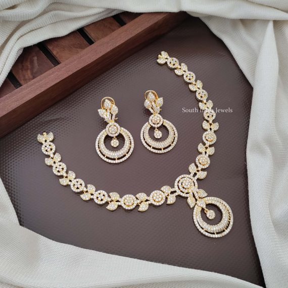 Stunning CZ Necklace Set