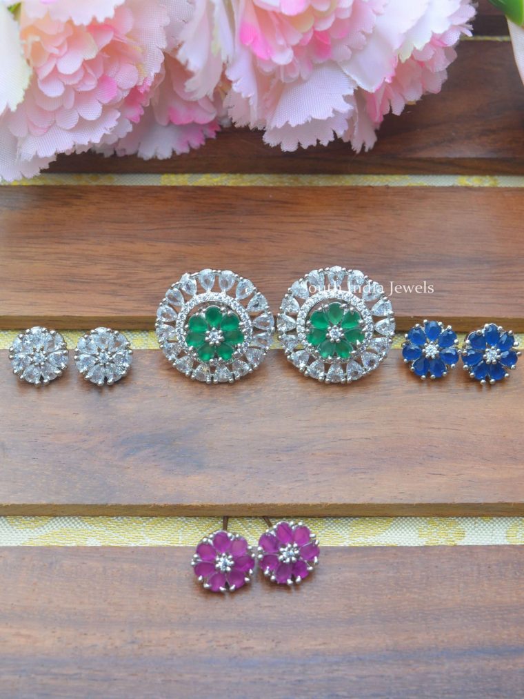 Beautiful Color Changable Stones Earrings