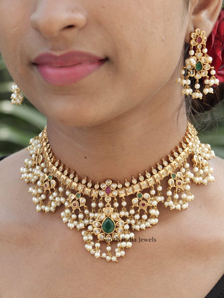 Guttapusalu Dakshi Design Necklace