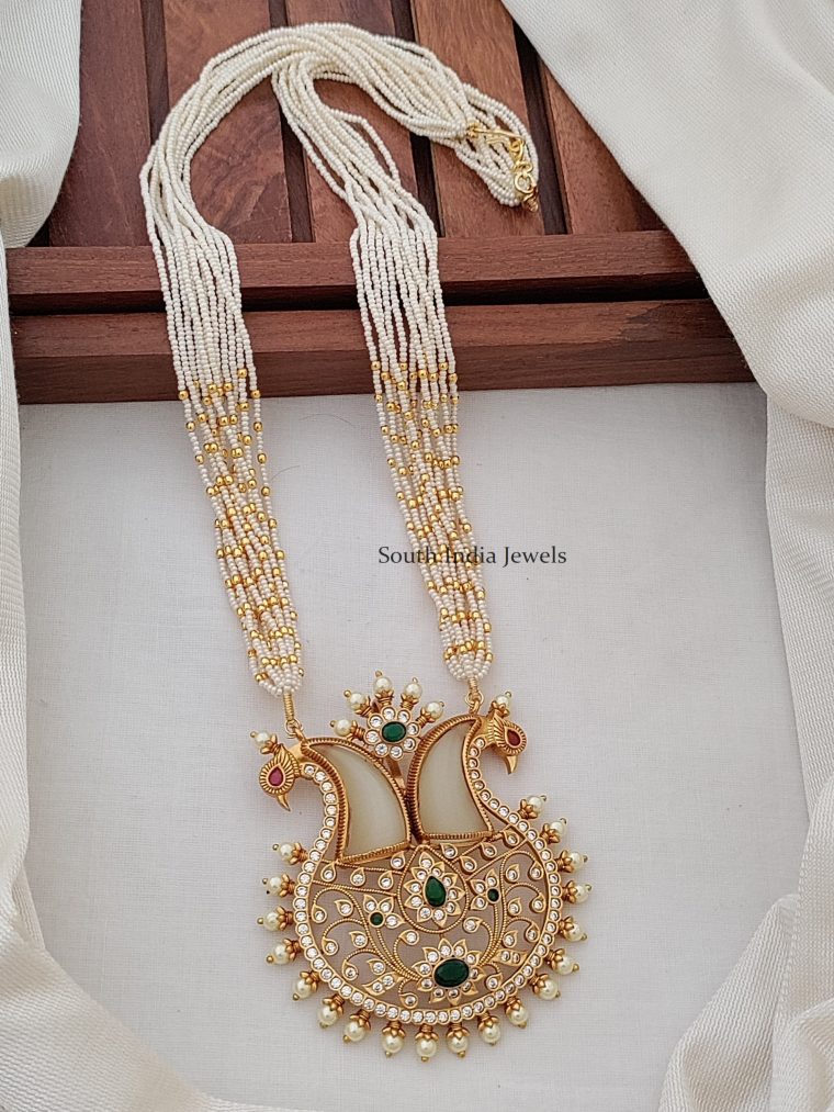 Beautiful Peacock Pendant Set