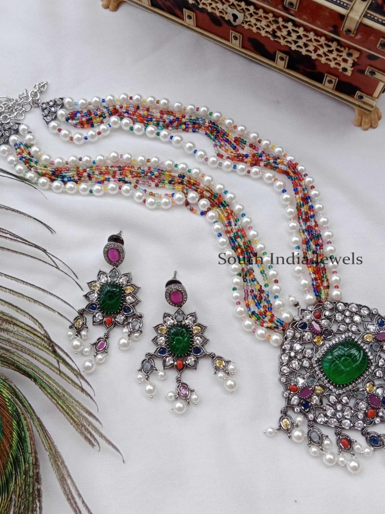 Multicolor Victorian Beads Haram