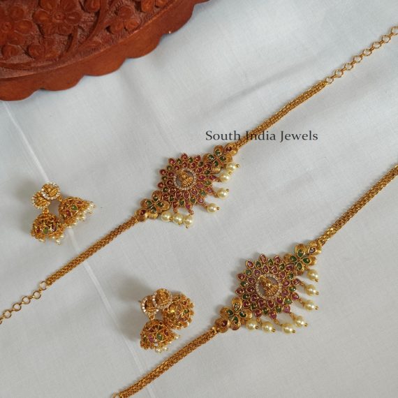 Traditional Lakshmi Peacock Choker