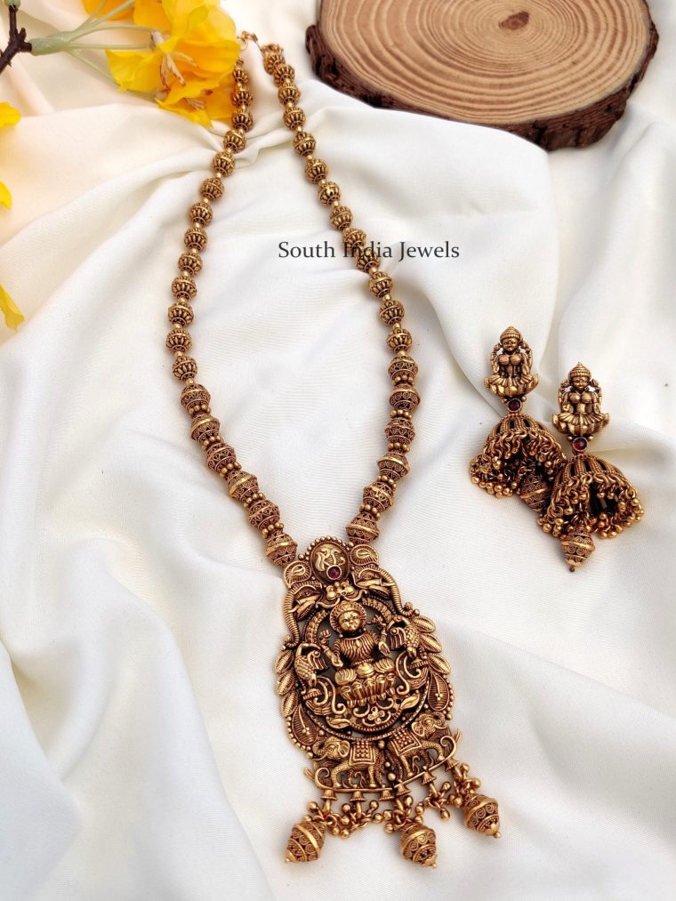 Antique Lakshmi Design Beaded Haram