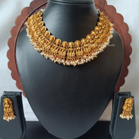 Beautiful Lakshmi Design Necklace