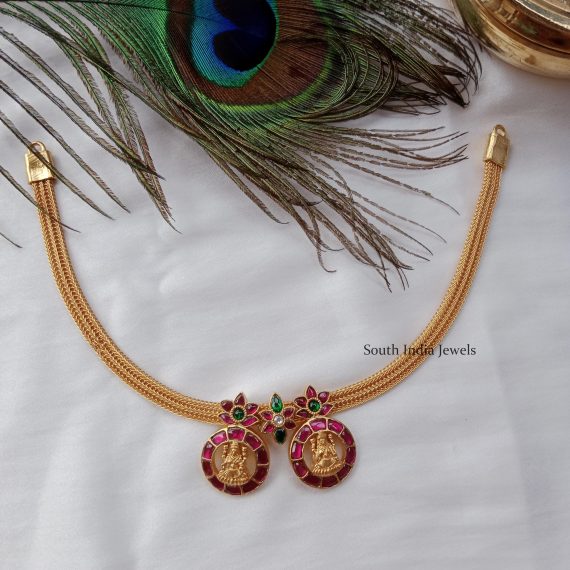 Classic Lakshmi jadau Necklace