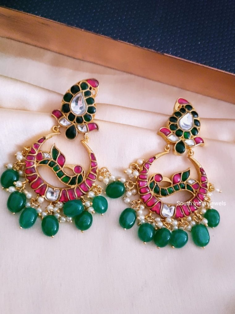 Beautiful Jadau Kundan Earrings