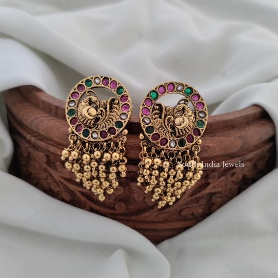 Exquisite Peacock Design Earrings