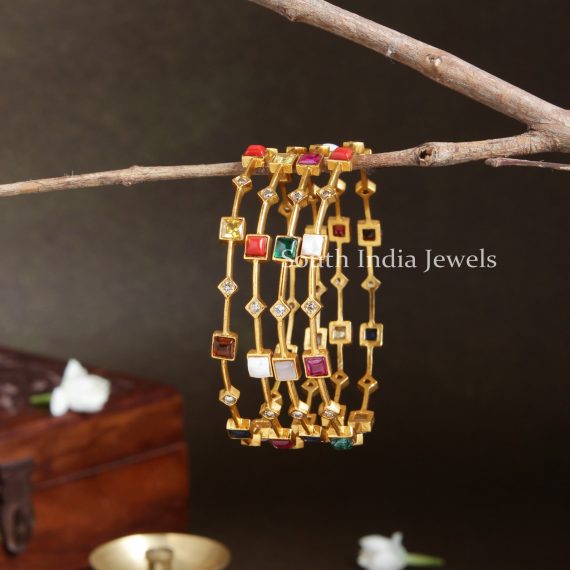 Beautiful Multi Color AD Stone Bangles