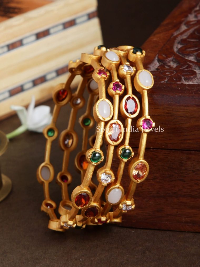 Traditional AD Stone Gold Alike Bangles