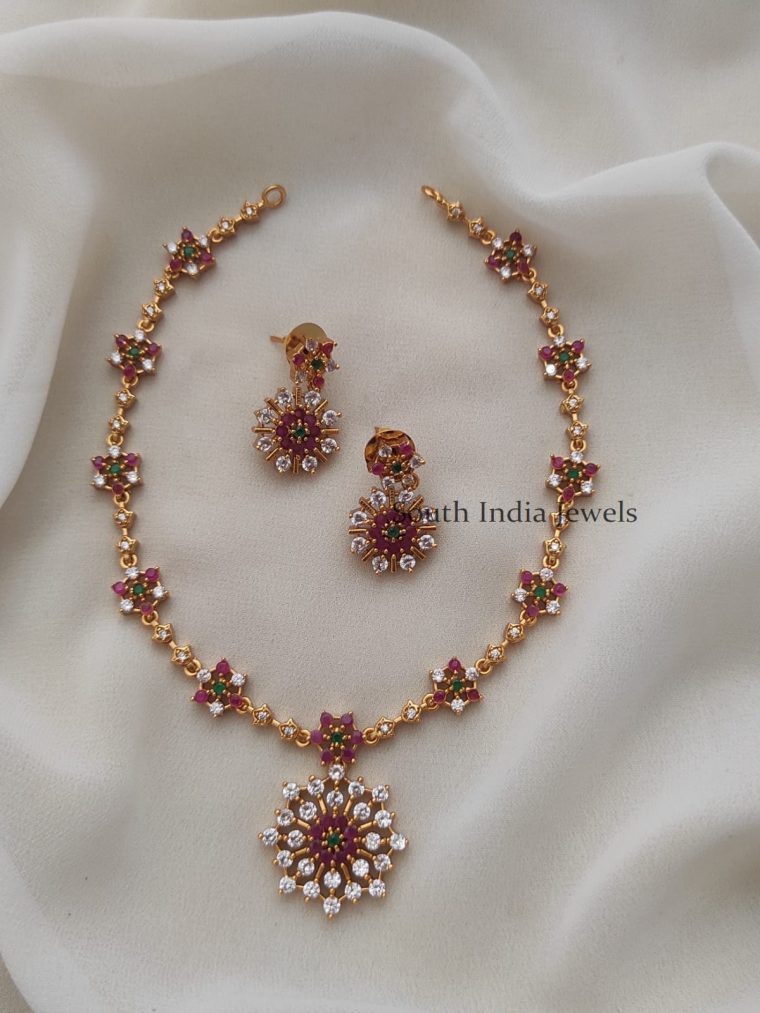 Beautiful Diamond Replica Necklace