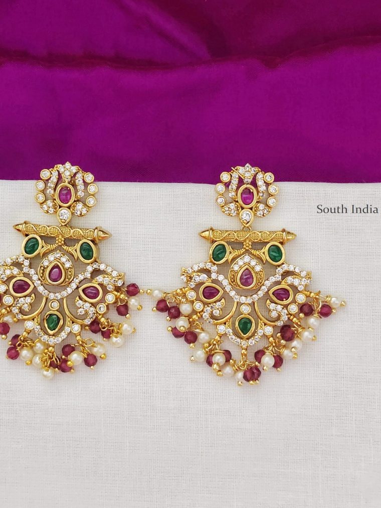 Simple & Beautiful Chandbali Earrings