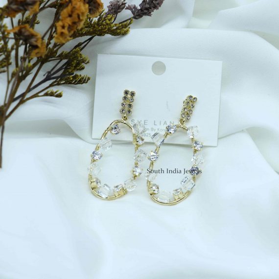 Stunning Stone Drop Earrings