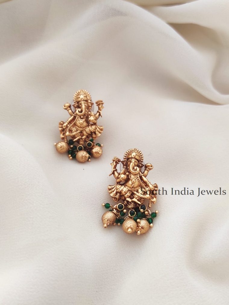 Traditional Ganesha Design Earrings