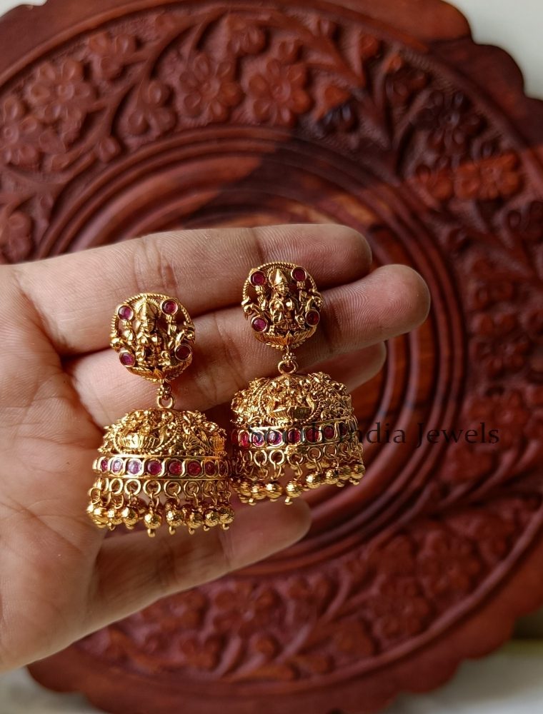 Antique Lakshmi Bridal Jhumkas