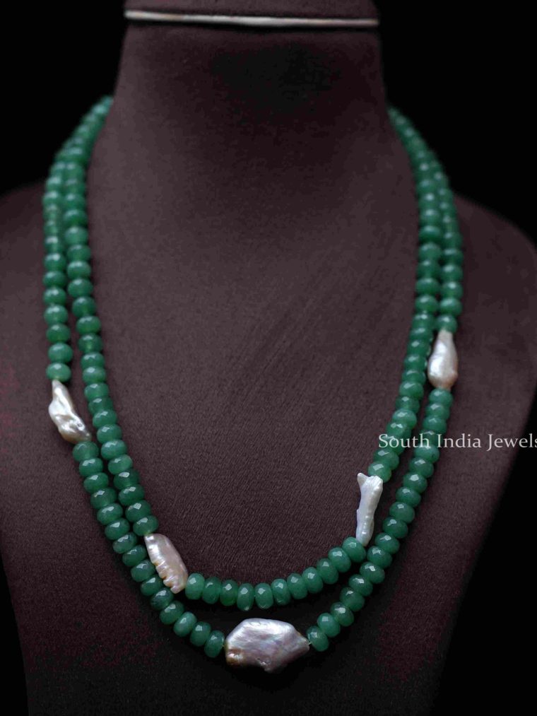 Classic Green Bead Necklace