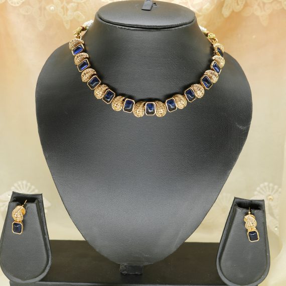 Designer Mango Stone Necklace