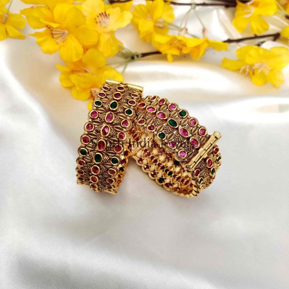 Elegant Gold Look Alike Openable Kada Bangle