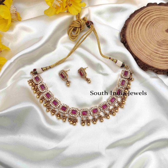 Splendid Look AD Stone Necklace