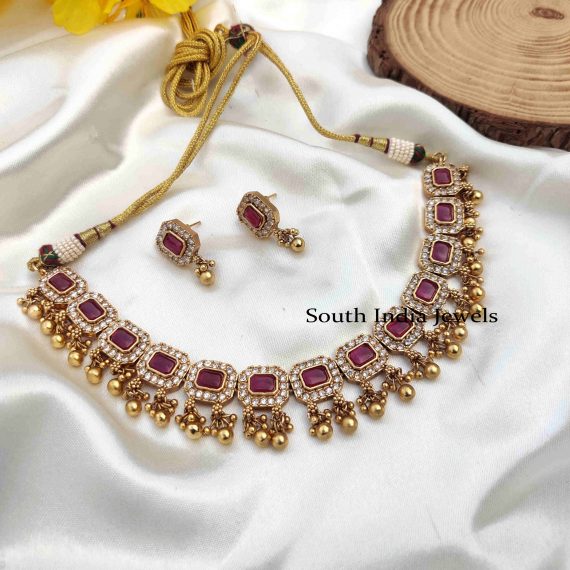 Splendid Look AD Stone Necklace