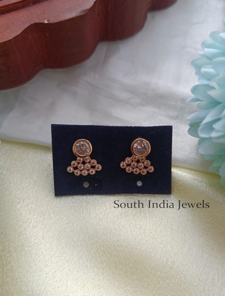 Stunning Diamond Stones look Alike Studs