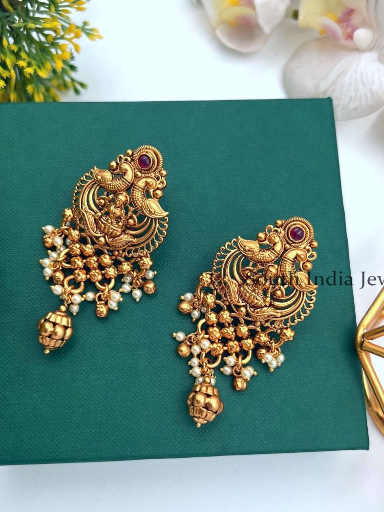 Exquisitely Designed Lakshmi Earrings