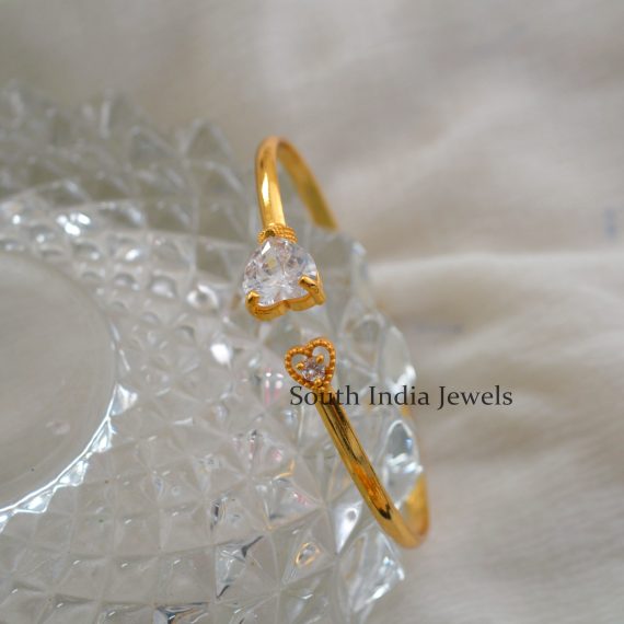 Stunning AD Heart Shape Kada