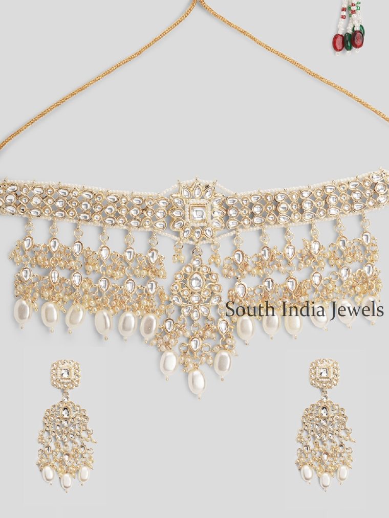 Stunning And Handcrafted Kundan Necklace Set