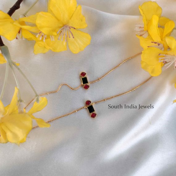 Traditional Kundan Jadau Anklets