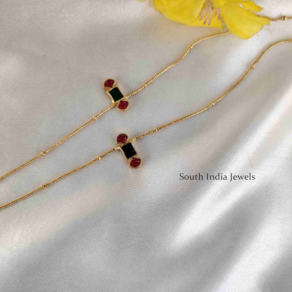 Traditional Kundan Jadau Anklets