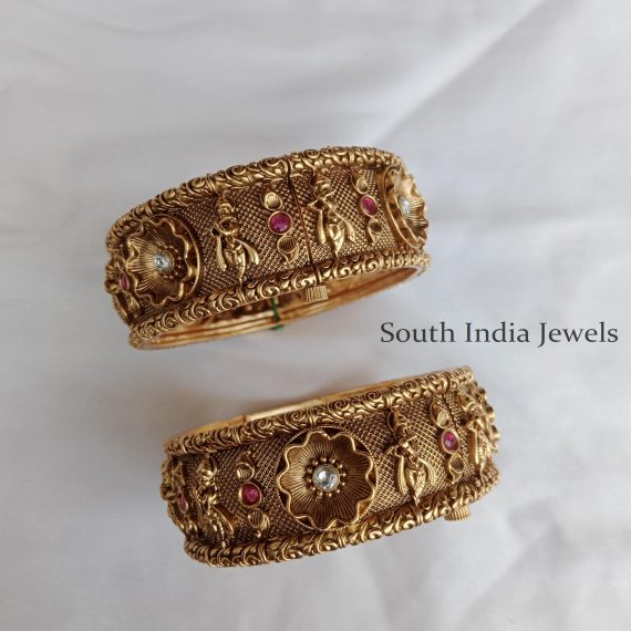 Amazing Krishna Antique Bangles 01