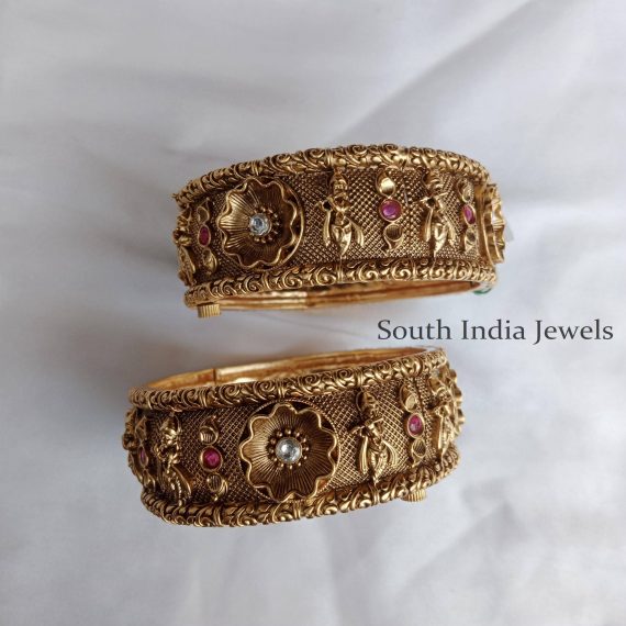 Amazing Krishna Antique Bangles