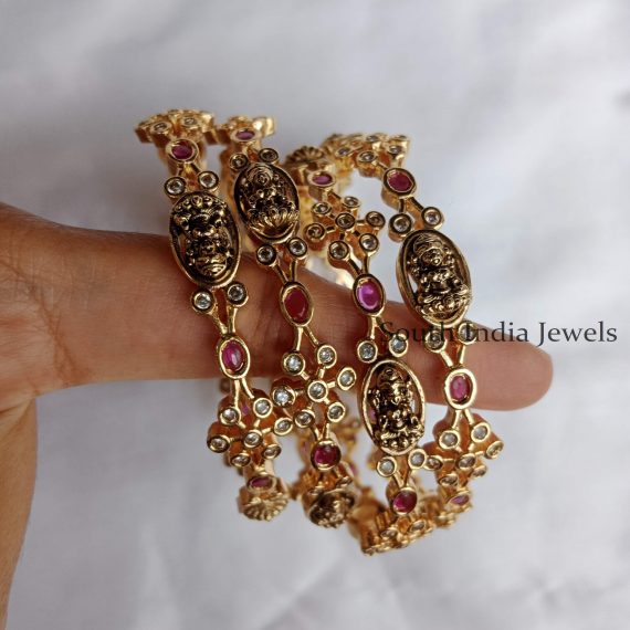 Ethnic Lakshmi Antique Bangles set of 4 01