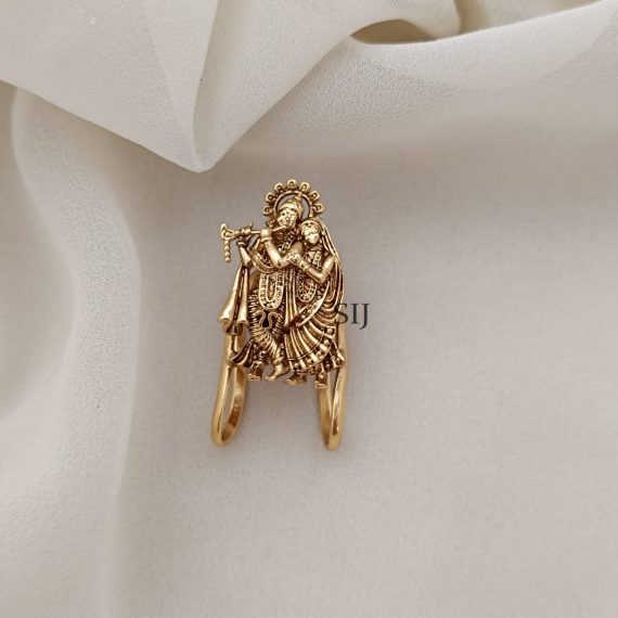 Sparkling Radhe Krishna Finger Ring