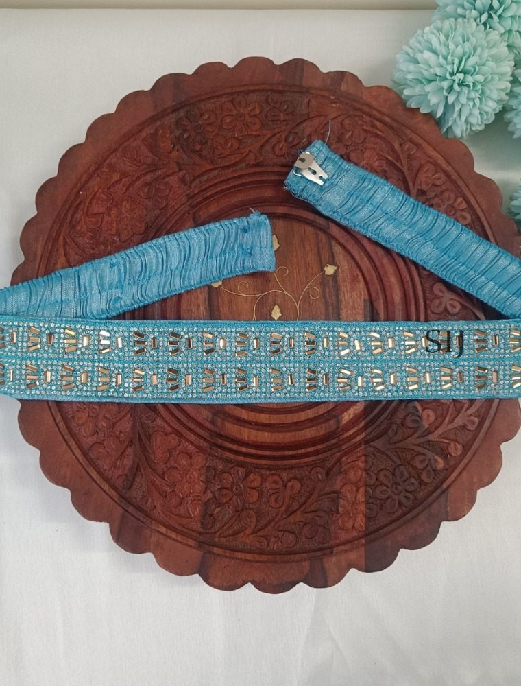 Marvelous Sky blue Cloth Hipbelt