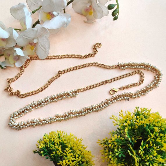 Twinkling Pearl Guttapusulu Hip Chain