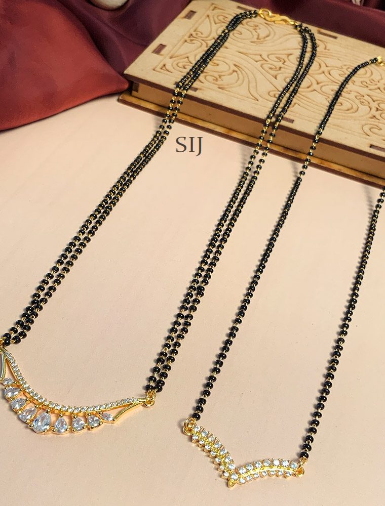 Attractive Gold Plated Mangalsutra Combo-1