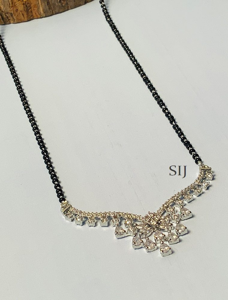 Elite American Dimond Matte Finish Mangalsutra